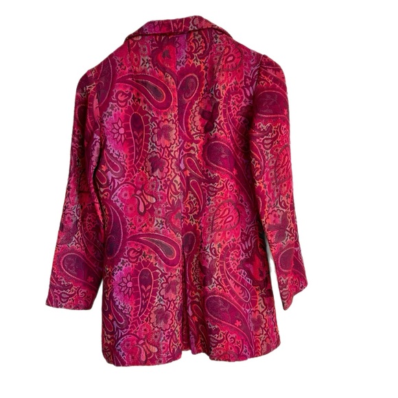 SALE PRICE Vintage I.magnin Paisley Blazer - Picture 5 of 7